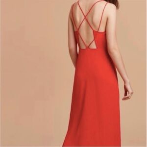 Wilfred Scarlet Backless Dress